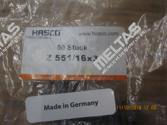 Z551 16x3 Hasco