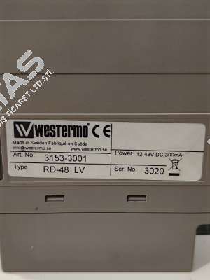 P/N: 3153-3001 Type: RD-48 LV Westermo