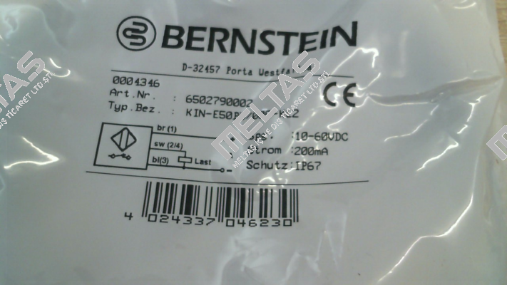 P/N: 6502790002 Type: KIN-E50PÖ/008-KL2 Bernstein