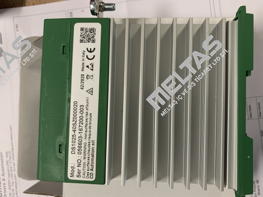 SCR CD3000S 1PH/25A/-/480V/NO/SSR/ZC/NF/EM  (new code DS102540SZ000020) CD AUTOMATION