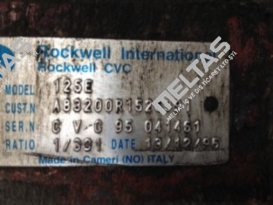 Model 125E S/N: CVC 95 041461  Allen Bradley (Rockwell)