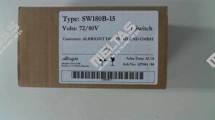 SW180B-15 72-80V INT Albright