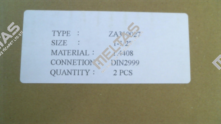 11/2", PN64, 1.4408/PTFE-FKM (ZA310027) End Armaturen