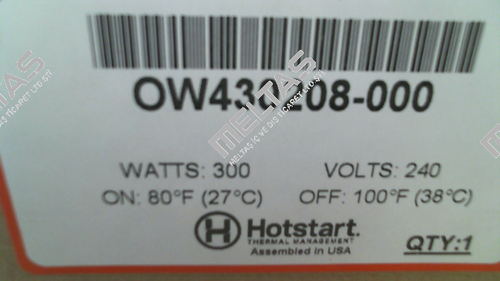 OW430208-000 Hotstart