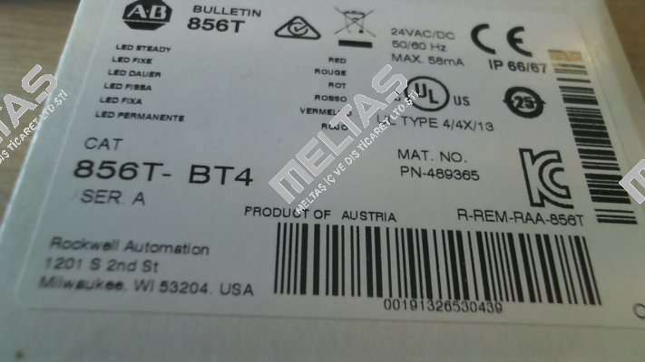 856T-BT4 Allen Bradley (Rockwell)