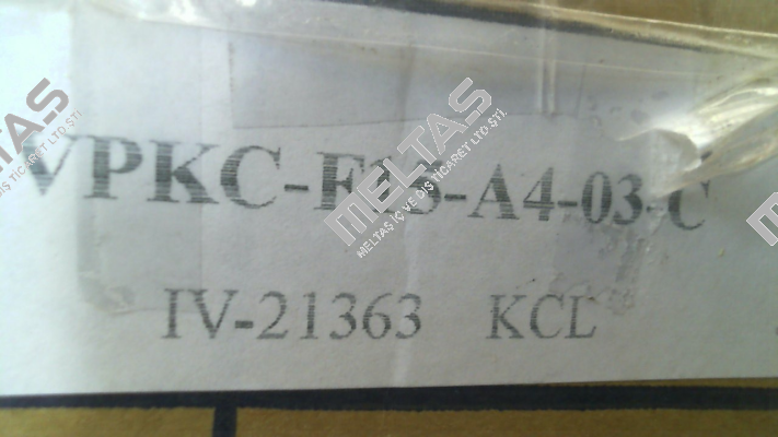 VPKC-F15-A4-03-C KCL HYDRAULIC PUMPS