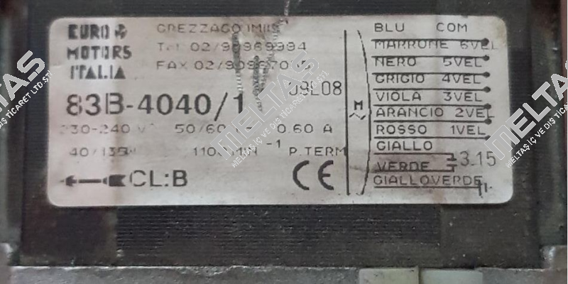 83B-4040/1 Euro Motors Italia