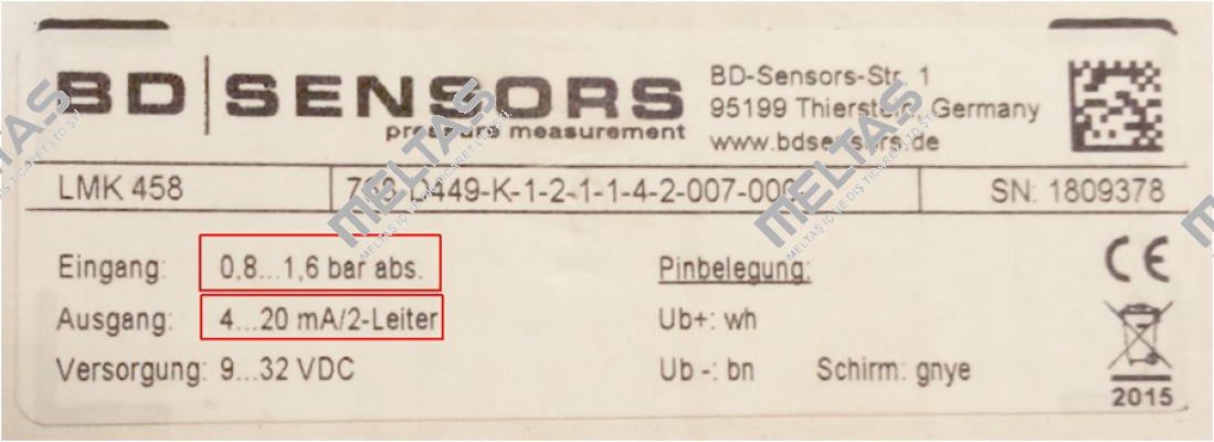 LMK 458 Bd Sensors