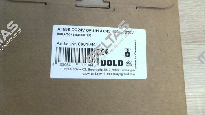 0001044 / AI 898 DC24V 6K UH AC45-400HZ 230V Dold