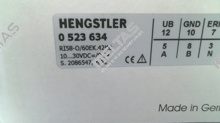 p/n: 0523634, Type: RI58-O/ 60EK.42KD Hengstler