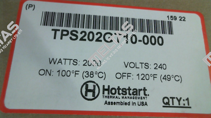 TPS202GT10-000 Hotstart