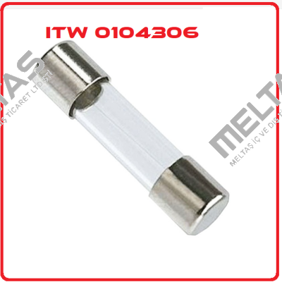 P/N: 0104306, Type: 5X20F STD 6,3A 250V Italweber