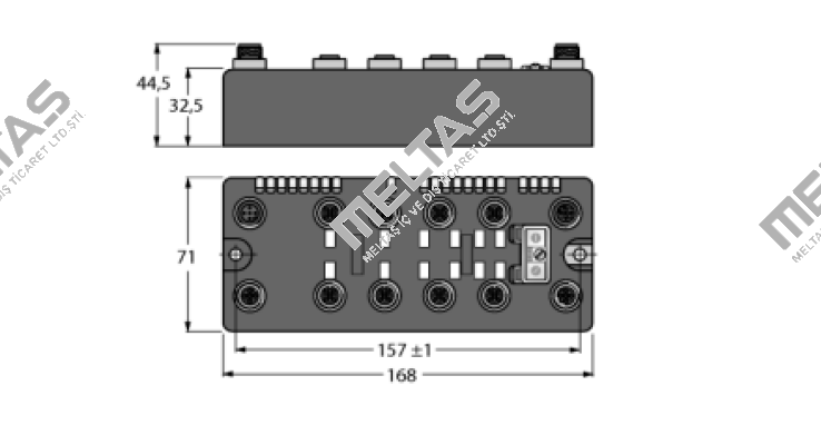 BLCDP-8M12LT-8DI-PD-4DO-2A-P Turck