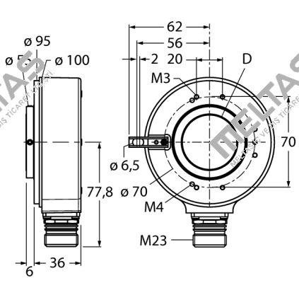 RI-42H30S4-2B2048-12M23 Turck