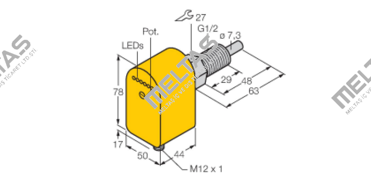 FCS-GL1/2A4P-LIX-H1141/V300 Turck