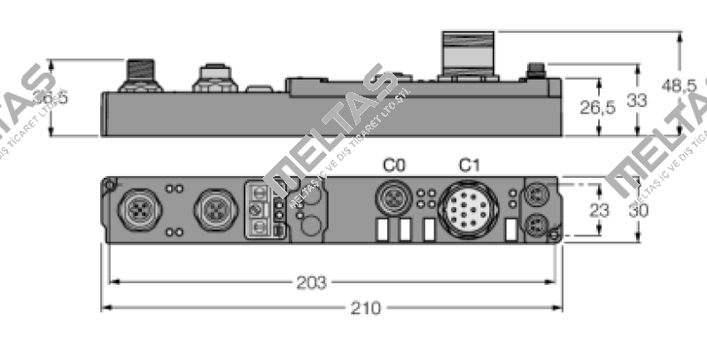 p/n: 6824445, Type: SDPB-10S-1001 Turck