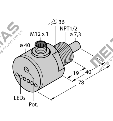 FCS-N1/2A4-AN8X-H1141 Turck