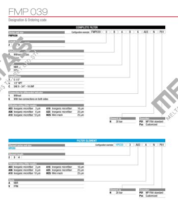 FMP-039-4-S-A-A-6-M25-N-P01 MP Filtri