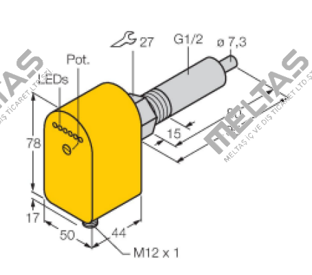 FCS-G1/2A4P-AP8X-H1141/L080 Turck