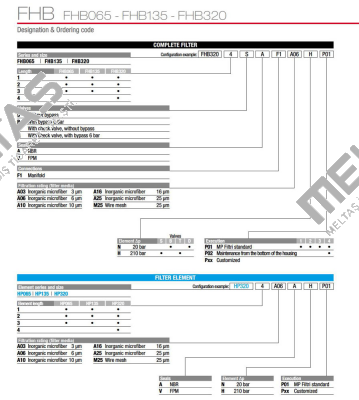 FHB-135-2-S-A-F1-A10-H-P01 MP Filtri