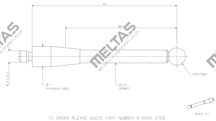 A-5000-3709  PS3-1C Renishaw