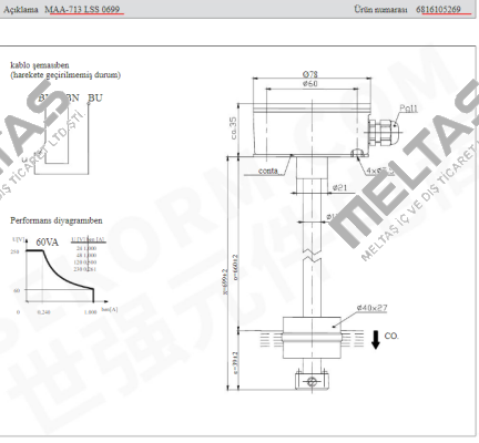 Nr. 6816105269 Type MAA-713 LSS 0699 Bernstein