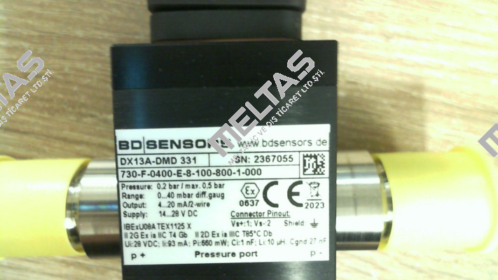 DMD 331 Code: 730-F-0400-E-8-100-800-1-000 Bd Sensors