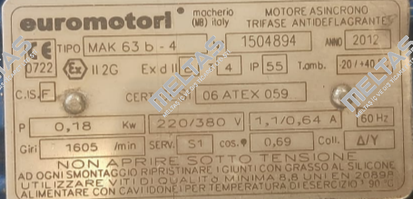 MAK063BP4B5#0089 Euromotori