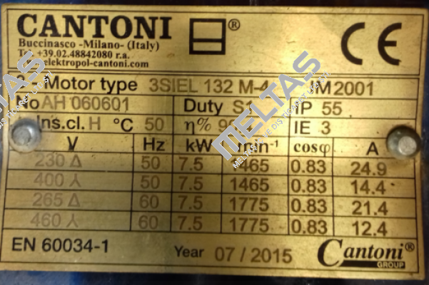 DS-Motor 3 SIEL 132 M-4 Cantoni